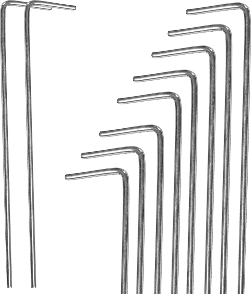 Springos Tentharingen | Haringen | Grondpennen | Staal | 10 Stuks 1 Springos Tentharingen | Haringen | Grondpennen | Staal | 10 Stuks