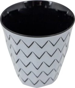 Bo-Camp Servies - Mix & Match - 16 Delig - Zwart/Wit -Buiten Kamperen 1027x1200 2