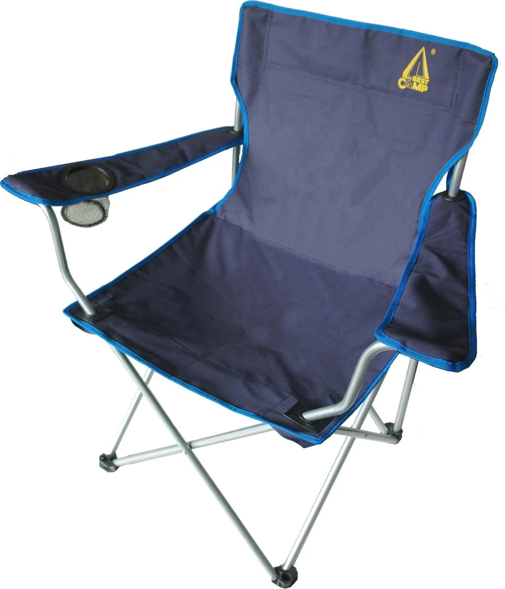 Best Camp Koala Campingstoel - Hoge Rugleuning - Blauw 1 Best Camp Koala Campingstoel - Hoge Rugleuning - Blauw