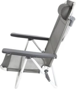 Bo-Camp Beach Chair - Monaco - Aluminium - Grijs 25 Bo-Camp Beach Chair - Monaco - Aluminium - Grijs -Buiten Kamperen 1032x1200 3