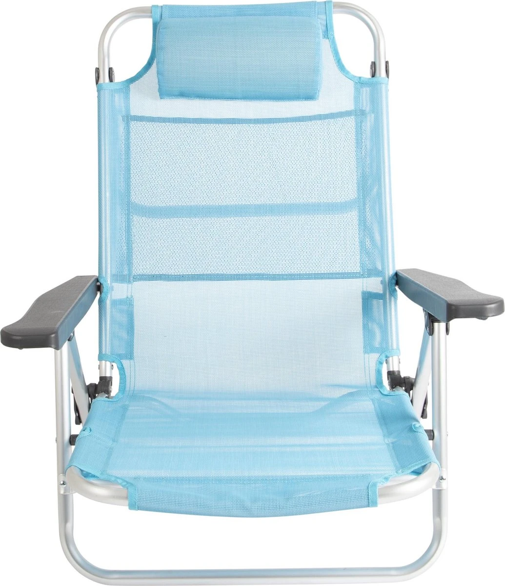 Bo-Camp Beach Chair - Monaco - Aluminium - Blauw 7 Bo-Camp Beach Chair - Monaco - Aluminium - Blauw - Afbeelding 7