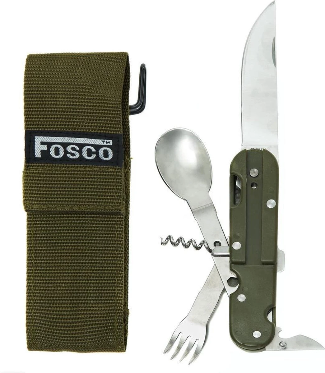 Fosco Outdoor Bestek - Groen - Inklapbaar 1 Fosco Outdoor Bestek - Groen - Inklapbaar