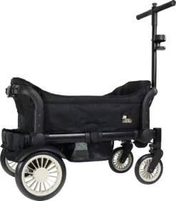 Deryan Luxe Sandy Bolderkar - Duo Buggy - Tandem Buggy - Opvouwbaar - Inklapbare Bolderwagen - Duo Kinderwagen - Zwart -Buiten Kamperen 1048x1200 2