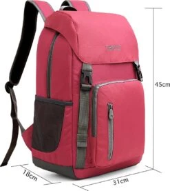 Tourit - Koeltas Rugzak (25L) - Geschikt Voor 21 Blikjes - Lunchtas Voor Dames En Heren - Rood -Buiten Kamperen 1071x1200 2