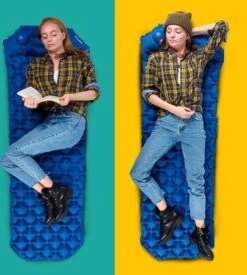 TRVLMORE Slaapmat - Zelfopblazend - 1 Persoons - Ingebouwde Pomp En Kussen - Blauw 19 TRVLMORE Slaapmat - Zelfopblazend - 1 Persoons - Ingebouwde Pomp En Kussen - Blauw -Buiten Kamperen 1076x1200