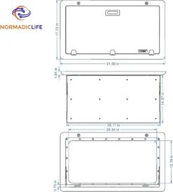 Merkloos NormadicLife® - Outdoor – Opklapbare Tafel - Eettafel – Tafel Voor Buitenkeuken - Caravan – Camper – Picknicktafel - Ingebouwd Ledlicht – Wit 11 Merkloos NormadicLife® - Outdoor – Opklapbare Tafel - Eettafel – Tafel Voor Buitenkeuken - Caravan – Camper – Picknicktafel - Ingebouwd Ledlicht – Wit -Buiten Kamperen 1081x1200