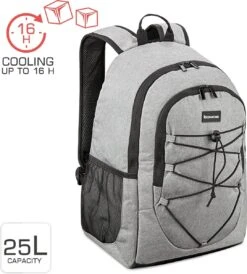 Bomoe Koeltas Rugzak IceBreezer KR45 Koelrugzak Grijs 45x19x33 Cm - 25 Liter -Buiten Kamperen 1082x1200 5