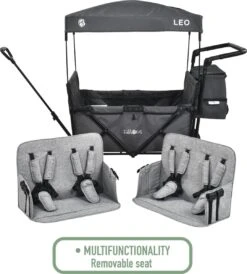 FableKids LEO X4Plus Opvouwbare Wagen Met Dak Fossil Grey 14 FableKids LEO X4Plus Opvouwbare Wagen Met Dak Fossil Grey -Buiten Kamperen 1082x1200 7