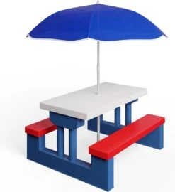 Merkloos Kinder Picknicktafel Met Parasol - Blauw 17 Merkloos Kinder Picknicktafel Met Parasol - Blauw -Buiten Kamperen 1097x1200 4