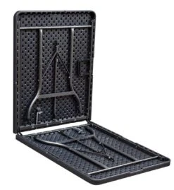 ERRO Vouwtafel - Wickerlook - 180x74cm - Zwart 6 ERRO Vouwtafel - Wickerlook - 180x74cm - Zwart -Buiten Kamperen 1102x1200 2