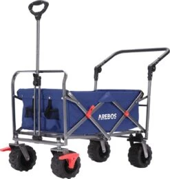 AREBOS Handkar | Transportwagen | Apparatuurwagen | Opvouwbaar | Duwstang| Blauw 20 AREBOS Handkar | Transportwagen | Apparatuurwagen | Opvouwbaar | Duwstang| Blauw -Buiten Kamperen 1142x1200 8