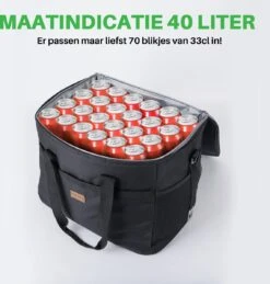 Packaway 4 Laags Geïsoleerde Koeltas - Lunchtas 40 Liter - Zwart 29 Packaway 4 Laags Geïsoleerde Koeltas - Lunchtas 40 Liter - Zwart -Buiten Kamperen 1144x1200 4