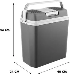 MOA - Thermo-elektrische Koelbox - Met Verwarmingsfunctie - 12V En 230V - 22 Liter - Grijs -ECW22 -Buiten Kamperen 1147x1200 3