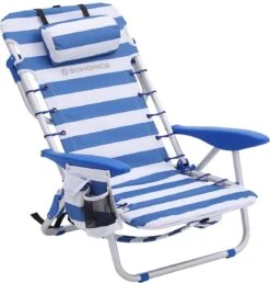 Naqsh Store Strandstoel Met Hoofdkussen, Aluminium, Draagbare Vouwstoel, Campingstoel, Opvouwbaar En Verstelbaar, Zoals Een Rugzak Draagbaar, Buitenstoel, Blauw En Wit Gestreept GCB62BU 14 Naqsh Store Strandstoel Met Hoofdkussen, Aluminium, Draagbare Vouwstoel, Campingstoel, Opvouwbaar En Verstelbaar, Zoals Een Rugzak Draagbaar, Buitenstoel, Blauw En Wit Gestreept GCB62BU -Buiten Kamperen 1148x1200