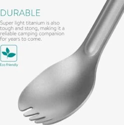 Navaris 2x Spork Met Extra Lange Handgreep - Set Van 2 - Campingbestek Van Titanium - Bestek Voor Onderweg - Lichtgewicht - Inclusief Bewaarzakje 8 Navaris 2x Spork Met Extra Lange Handgreep - Set Van 2 - Campingbestek Van Titanium - Bestek Voor Onderweg - Lichtgewicht - Inclusief Bewaarzakje -Buiten Kamperen 1188x1200 5
