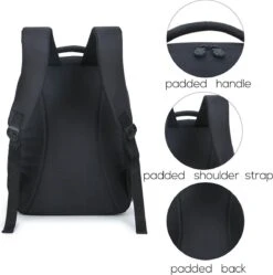 Koelrugtas - 23L - Wandelrugzak - Dagrugzak - Outdoor Rugzak - Dames & Heren - Zwart -Buiten Kamperen 1189x1200 8