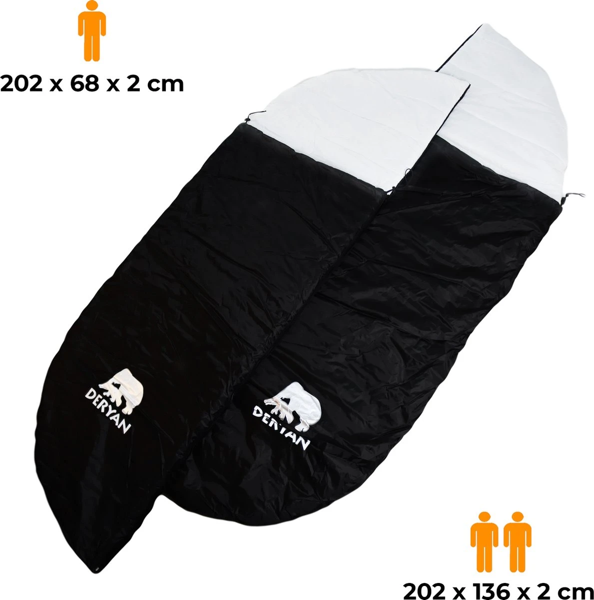 Deryan Cocoon Pop Up Tent - Slaapzak - Luchtbed - Luchtpomp - 4 Persoons - Zilver 10 Deryan Cocoon Pop Up Tent - Slaapzak - Luchtbed - Luchtpomp - 4 Persoons - Zilver - Afbeelding 10