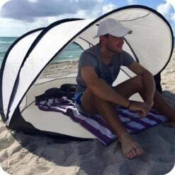 Deryan Luxe Pop Up Strandtent XXL - Anti-UV 50+ - Cream 18 Deryan Luxe Pop Up Strandtent XXL - Anti-UV 50+ - Cream -Buiten Kamperen 1196x1200 5