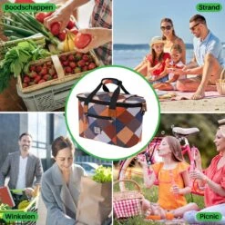 Brisby 4 Laags Geïsoleerde Koeltas - Boodschappentas 21 Liter - Block 13 Brisby 4 Laags Geïsoleerde Koeltas - Boodschappentas 21 Liter - Block -Buiten Kamperen 1197x1200 35