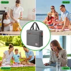 Brisby 4 Laags Geïsoleerde Koeltas - Lunchtas 7 Liter - Donkergrijs 11 Brisby 4 Laags Geïsoleerde Koeltas - Lunchtas 7 Liter - Donkergrijs -Buiten Kamperen 1197x1200 41