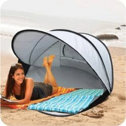 Deryan Luxe Pop Up Strandtent XXL - Anti-UV 50+ - Zilver 28 Deryan Luxe Pop Up Strandtent XXL - Anti-UV 50+ - Zilver -Buiten Kamperen 1198x1200 1