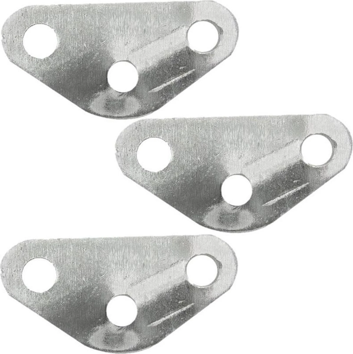 PROPLUS 10x Stuks Scheerlijn Driehoek Spanners Van Metaal - Scheerlijnspanners Voor Tenten, Luifels En Windschermen 5 PROPLUS 10x Stuks Scheerlijn Driehoek Spanners Van Metaal - Scheerlijnspanners Voor Tenten, Luifels En Windschermen - Afbeelding 5