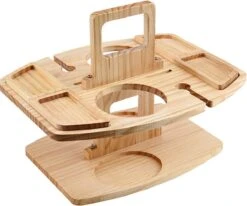 Merkloos Houten Outdoor Wijntafel Draagbare Houten Picknicktafel Mini Campingtafels Met Wijnglas Houder Voor Tuin Outdoor Camping Picknick Strand - Plataan Hout - Wijn 14 Merkloos Houten Outdoor Wijntafel Draagbare Houten Picknicktafel Mini Campingtafels Met Wijnglas Houder Voor Tuin Outdoor Camping Picknick Strand - Plataan Hout - Wijn -Buiten Kamperen 1200x1000 6