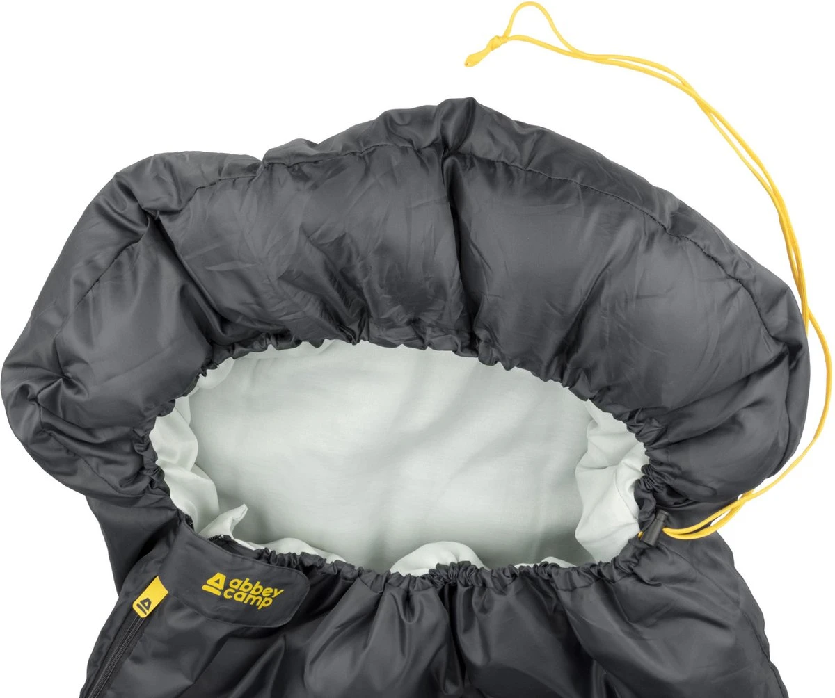 Abbey Camp Slaapzak Mummie - Grijs - 210 X 80/50 Cm 4 Abbey Camp Slaapzak Mummie - Grijs - 210 X 80/50 Cm - Afbeelding 4