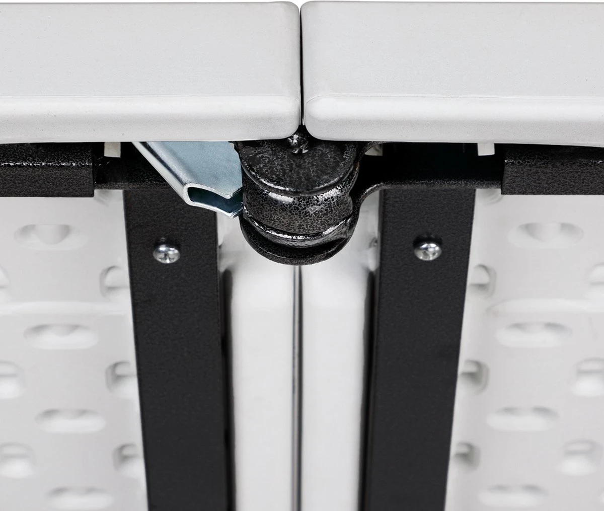 Casaria Tuintafel Opvouwbaar – Met Draaggreep 220x70 Cm – Wit 4 Casaria Tuintafel Opvouwbaar – Met Draaggreep 220x70 Cm – Wit - Afbeelding 4