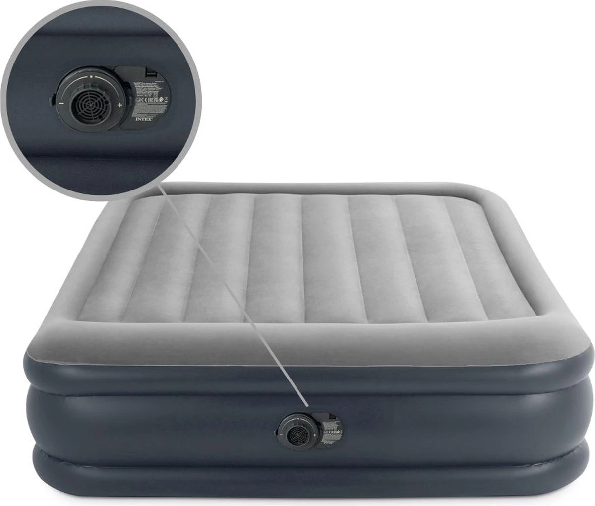 Intex Deluxe Pillow Rest Raised Luchtbed - 2-persoons - 203x152x42 Cm 2 Intex Deluxe Pillow Rest Raised Luchtbed - 2-persoons - 203x152x42 Cm - Afbeelding 2