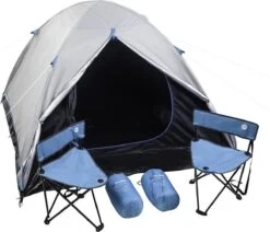 MaxxSport Camping Set - 2 Persoons - Tent + Slaapzakken + Campingstoelen - 200x190x120cm 9 MaxxSport Camping Set - 2 Persoons - Tent + Slaapzakken + Campingstoelen - 200x190x120cm -Buiten Kamperen 1200x1032 1