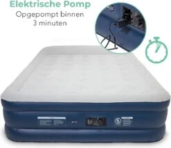 LifeGoods Luchtbed - 2 Persoons - Met Ingebouwde Pomp - Incl. Draagtas En Reparatiekit -Buiten Kamperen 1200x1034 3