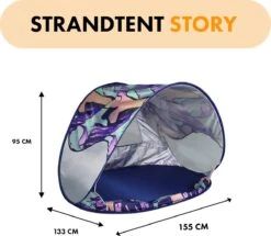 Deryan Luxe Pop Up Strandtent - Anti-UV 50+ - Story -Buiten Kamperen 1200x1045