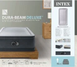 Intex Luchtbed - 1-Persoons - 99 X 191 X 46 Cm - Grijs - Met Ingebouwde Pomp, Hoeslaken Wit En Reparatieset 13 Intex Luchtbed - 1-Persoons - 99 X 191 X 46 Cm - Grijs - Met Ingebouwde Pomp, Hoeslaken Wit En Reparatieset -Buiten Kamperen 1200x1054 5