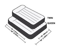 Intex Luchtbed - 2 Persoons - 203x152x42cm -Buiten Kamperen 1200x1055