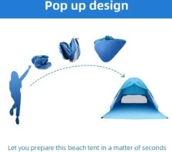IGOODS Pop-up Tent - 2/3-Persoons - Blauw 15 IGOODS Pop-up Tent - 2/3-Persoons - Blauw -Buiten Kamperen 1200x1059 1