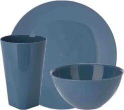 Serviesset 24-delig - Kunststof - Petrol - 8 Personen 9 Serviesset 24-delig - Kunststof - Petrol - 8 Personen -Buiten Kamperen 1200x1066 7