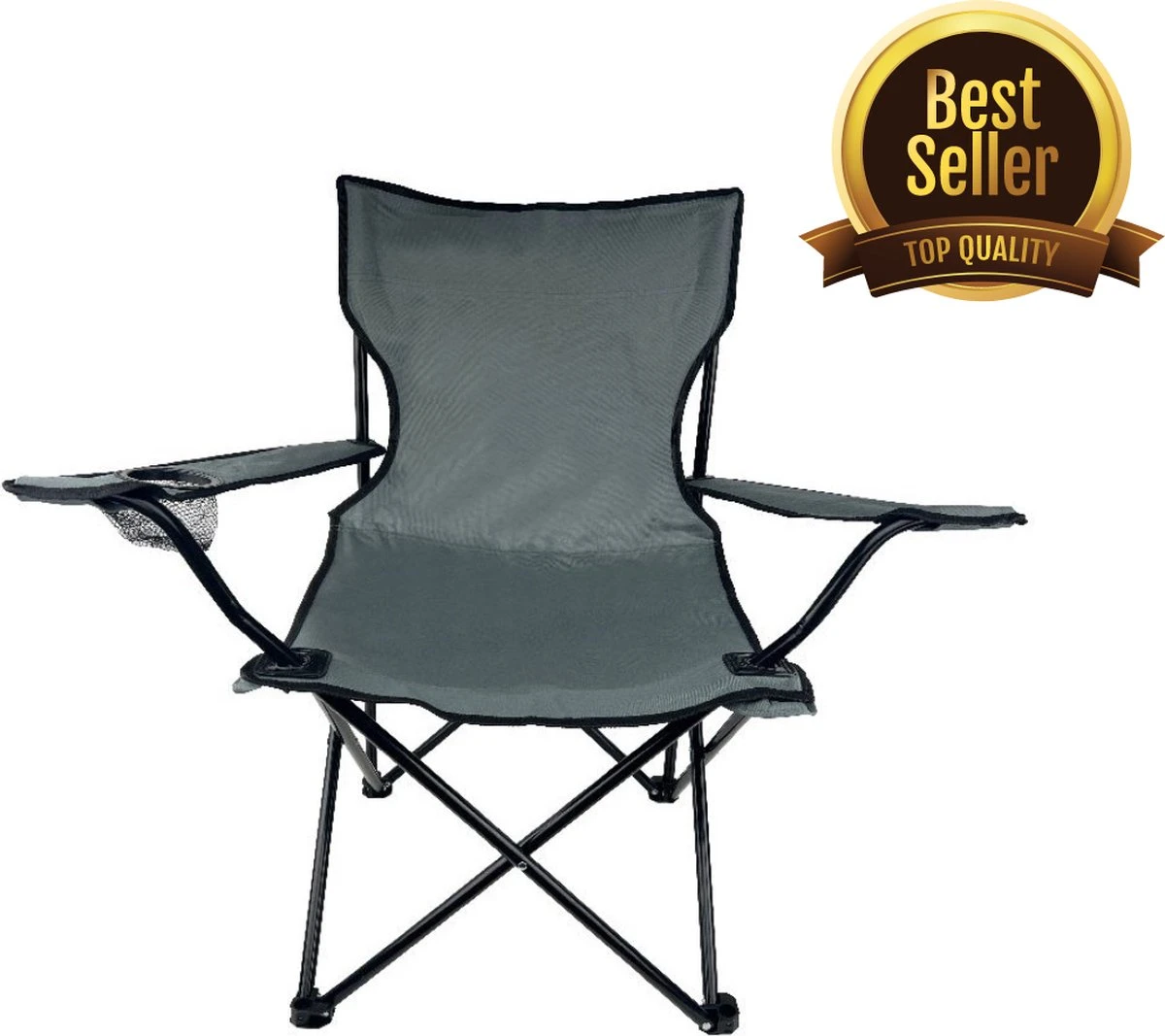Benson Campingstoel - Inklapbaar Visstoel - Vouwstoel - Comfortabel - Opvouwbaar Stoel - Max. 120 KG - Grijs - 50x50x80cm - Cadeau Man - Strandstoel - Stoel Camperen 1 Benson Campingstoel - Inklapbaar Visstoel - Vouwstoel - Comfortabel - Opvouwbaar Stoel - Max. 120 KG - Grijs - 50x50x80cm - Cadeau Man - Strandstoel - Stoel Camperen