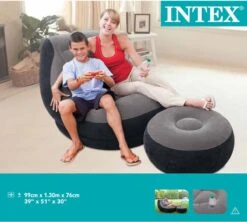 Intex Lounge Stoel - Ultra Lounge - Opblaasbaar - Grijs/zwart 16 Intex Lounge Stoel - Ultra Lounge - Opblaasbaar - Grijs/zwart -Buiten Kamperen 1200x1080 2