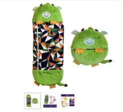 Draak Slaapzak -160 Cms | Kinderslaapzak | Slaapzak Junior | Nappers | Children Sleeping Bag | Kinderen Slaapzak | Super Soft 2 In 1 Fun Pillow &Sleepy For Boys | Draak Slaapzak | Zachte Slaapzak | Knuffel Slaapzak | 2 In 1 Slaapzak | Kinderen -Buiten Kamperen 1200x1094 6