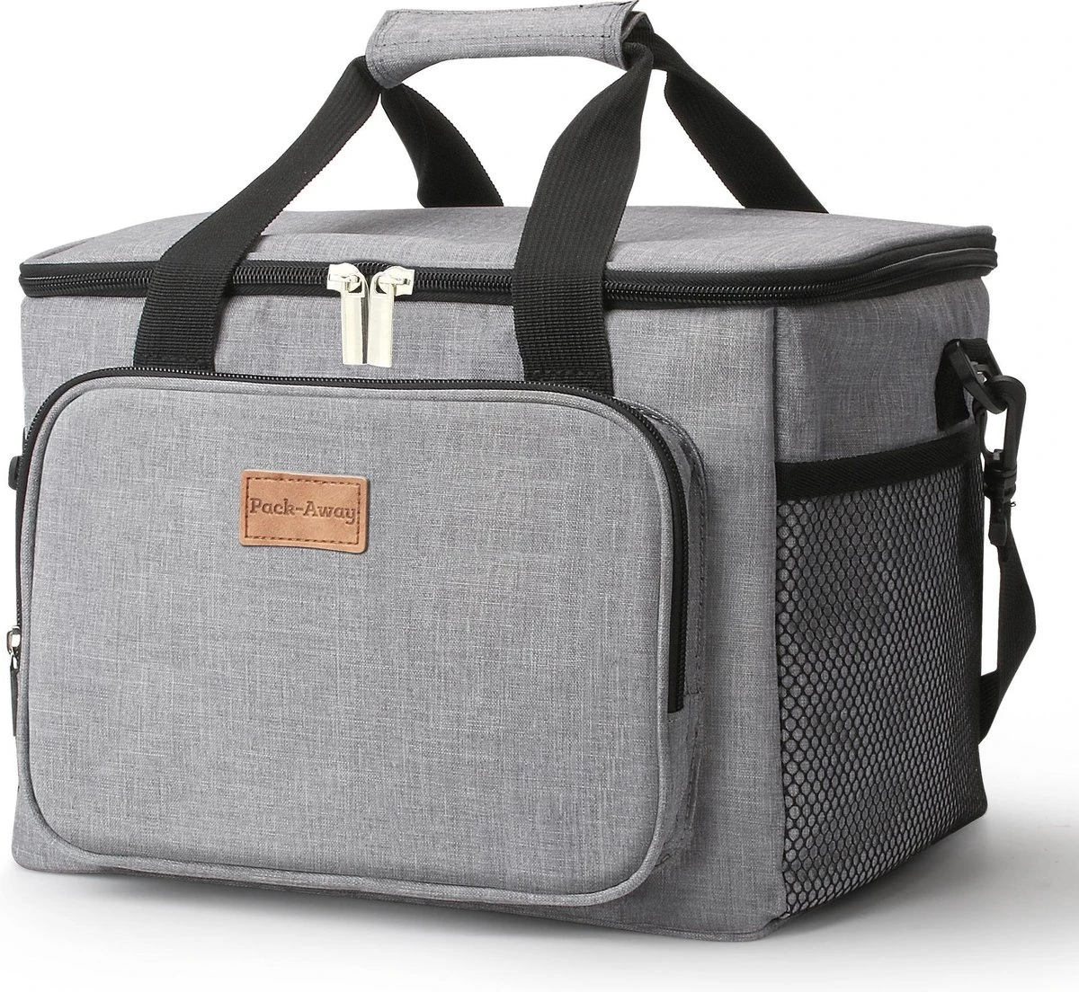 Packaway 4 Laags Geïsoleerde Koeltas - Lunchtas 15 Liter - Grijs 2 Packaway 4 Laags Geïsoleerde Koeltas - Lunchtas 15 Liter - Grijs - Afbeelding 2