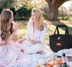 Lunchtas - Koeltas Voor Dames En Heren - Cool Bag - 4 Laags Geïsoleerde Koeltas - Kleine Cooler - Lunch Box - Lunchtas 15 Liter- Zwart -Buiten Kamperen 1200x1107 4