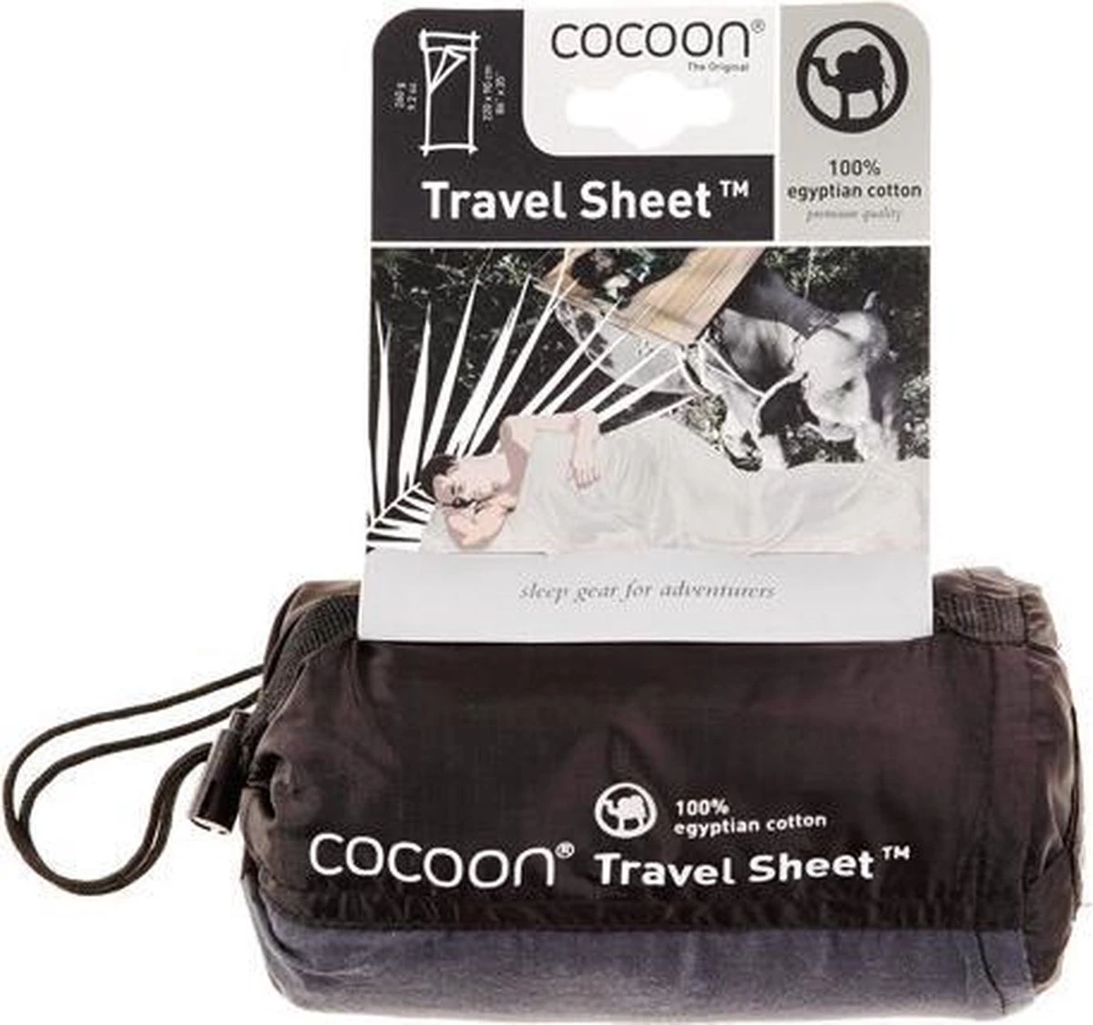 Cocoon TravelSheet - Lakenzak - Egyptisch Katoen - Khaki 3 Cocoon TravelSheet - Lakenzak - Egyptisch Katoen - Khaki - Afbeelding 3