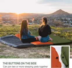 ETROL Camping Slaapmat-2-in-1 Zelfopblazende Kampeermat Met Kussen (78"x 28"), Lichtgewicht, Dik 4"compact Kussen, Geschikt Voor Zelfrijdende Reizen, Lekvrije, Waterdichte Tent -Buiten Kamperen 1200x1141 3