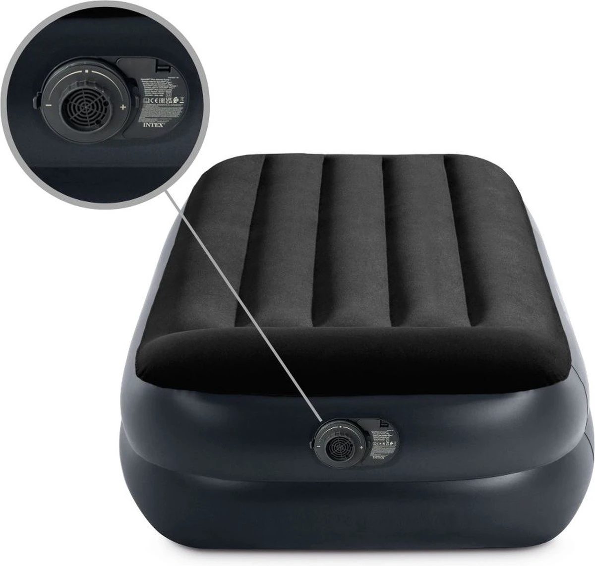 Intex Pillow Twin Luchtbed 1-persoons 99x191x42 Cm 8 Intex Pillow Twin Luchtbed 1-persoons 99x191x42 Cm - Afbeelding 8