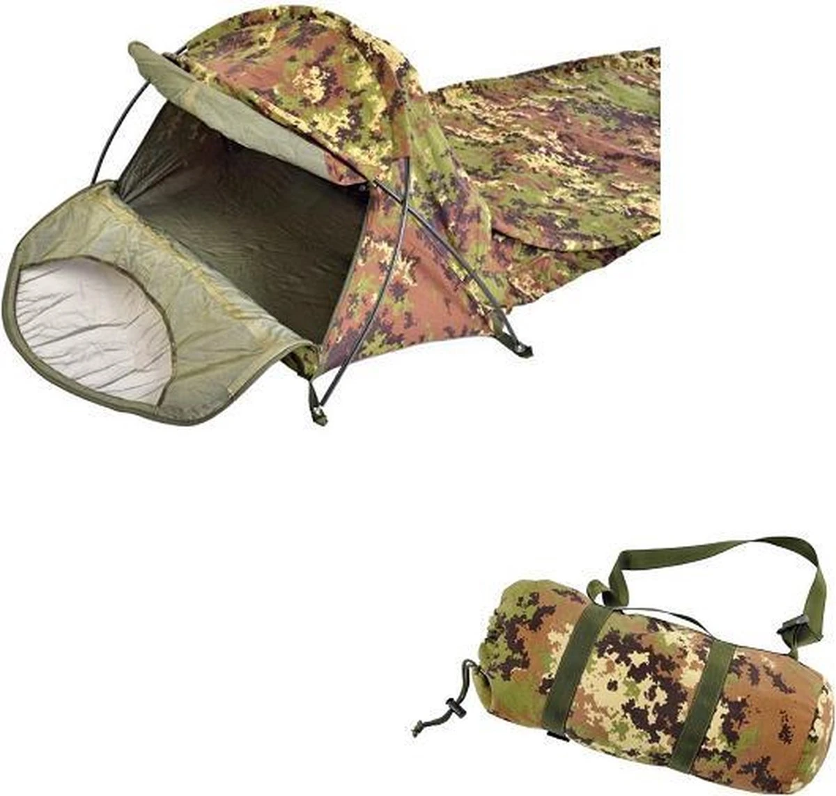 Defcon 5 Bivi Tent - Camo - 1 Persoons 3 Defcon 5 Bivi Tent - Camo - 1 Persoons - Afbeelding 3