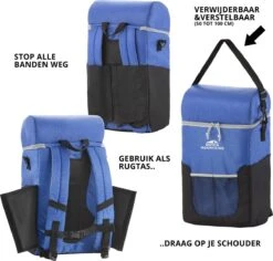 Dutch Mountains Koeltas Rugzak | Cooler Backpack 20 Liter | Picknicktas | Lunchtas | Koelrugzak | Strandtas | Blauw 13 Dutch Mountains Koeltas Rugzak | Cooler Backpack 20 Liter | Picknicktas | Lunchtas | Koelrugzak | Strandtas | Blauw -Buiten Kamperen 1200x1145 4