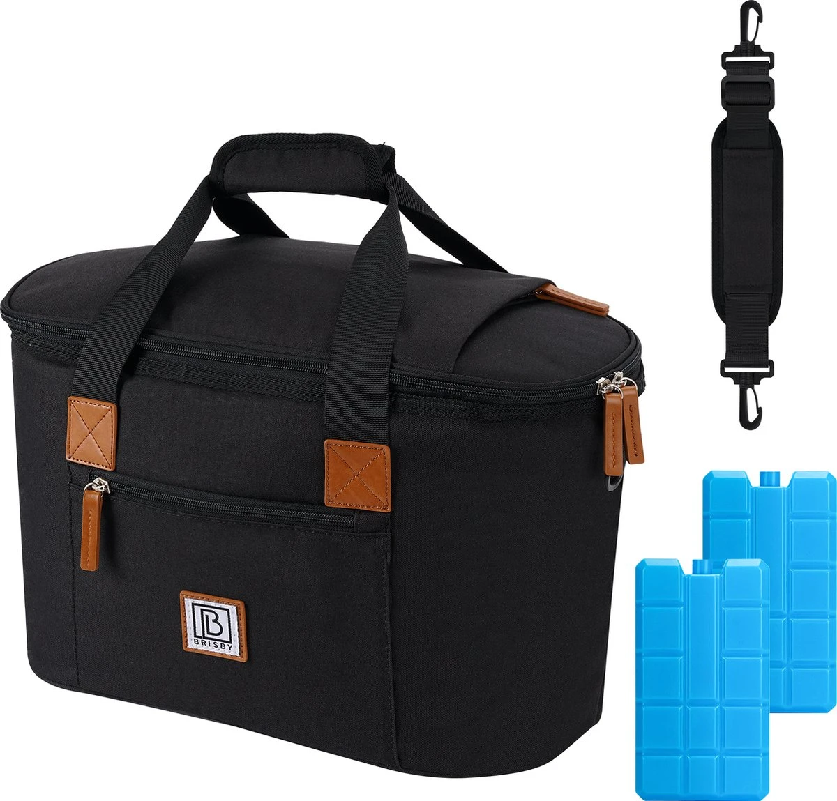 Brisby 4 Laags Geïsoleerde Koeltas - Boodschappentas 21 Liter - Zwart 1 Brisby 4 Laags Geïsoleerde Koeltas - Boodschappentas 21 Liter - Zwart