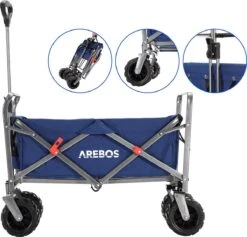 AREBOS Handkar | Transportwagen | Apparatuurwagen | Opvouwbaar | Blauw 20 AREBOS Handkar | Transportwagen | Apparatuurwagen | Opvouwbaar | Blauw -Buiten Kamperen 1200x1150 20
