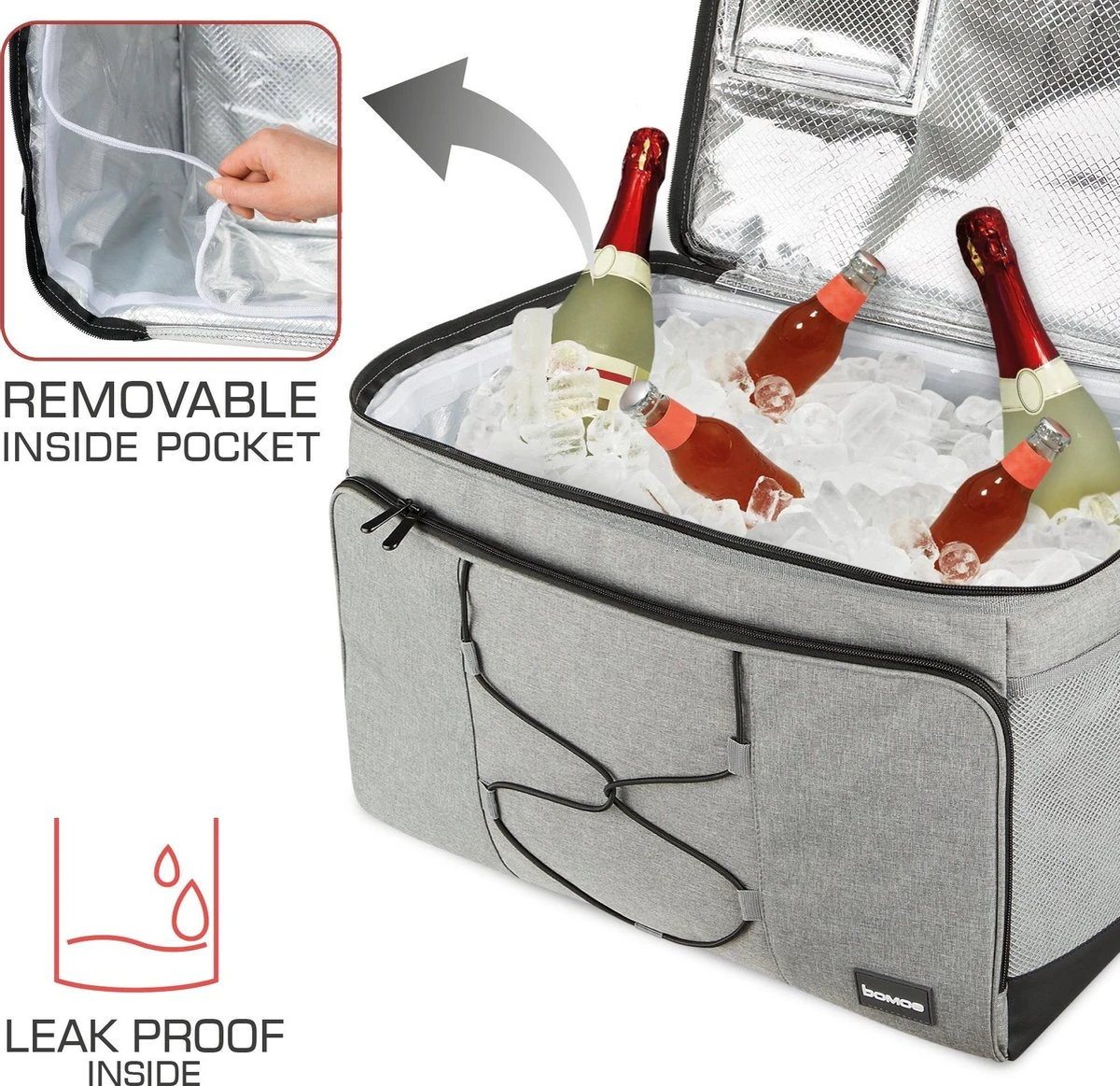 Bomoe Opvouwbare Koeltas IceBreezer KT53 - Koelbox Voor Onderweg - 53x37x32 Cm - 52 Liter - Picknicktas Perfect Voor Barbecues Of Festivals 9 Bomoe Opvouwbare Koeltas IceBreezer KT53 - Koelbox Voor Onderweg - 53x37x32 Cm - 52 Liter - Picknicktas Perfect Voor Barbecues Of Festivals - Afbeelding 9